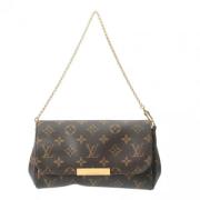 Pre-owned Canvas shoulder-bags Louis Vuitton Vintage , Brown , Dames