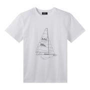 T-shirt A.p.c. , White , Dames