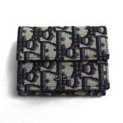 Pre-owned Canvas wallets Dior Vintage , Multicolor , Dames