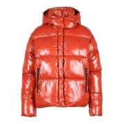 Nylon Puffer Jas Canadian Classics , Orange , Dames