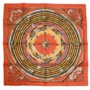 Pre-owned Silk scarves Hermès Vintage , Multicolor , Dames