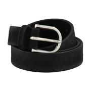 Leren Riem 100% Pelle Orciani , Black , Heren