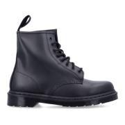 Zwarte Gesloten Veterschoenen Aw24 Dr. Martens , Black , Heren