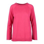 Wollen Gebreide Trui Maliparmi , Pink , Dames