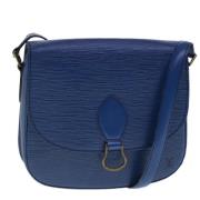 Pre-owned Leather louis-vuitton-bags Louis Vuitton Vintage , Blue , Da...