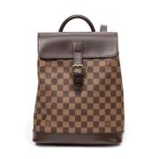 Pre-owned Canvas backpacks Louis Vuitton Vintage , Brown , Dames