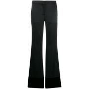 Blauwe Textiel Broek Moschino , Black , Dames