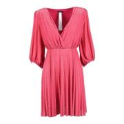 Elegante Jurk met Viscosemix Liu Jo , Pink , Dames