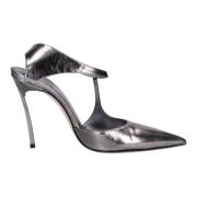 Met hak Zilver Casadei , Gray , Dames