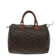 Pre-owned Canvas louis-vuitton-bags Louis Vuitton Vintage , Brown , Da...