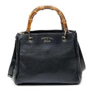 Pre-owned Leather gucci-bags Gucci Vintage , Black , Dames