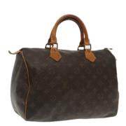 Pre-owned Canvas louis-vuitton-bags Louis Vuitton Vintage , Brown , Da...