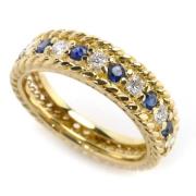 Pre-owned Metal rings Dior Vintage , Yellow , Dames