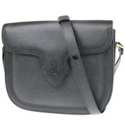 Pre-owned Leather shoulder-bags Yves Saint Laurent Vintage , Black , D...