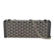 Pre-owned Canvas clutches Goyard Vintage , Black , Dames