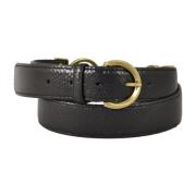 Leren Riem Pinko , Black , Dames