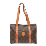 Pre-owned Canvas celine-bags Celine Vintage , Brown , Dames