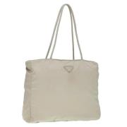 Pre-owned Nylon prada-bags Prada Vintage , Beige , Dames