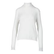 Kasjmier Gebreide Trui Eleventy , White , Dames