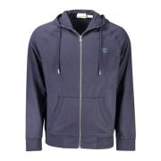 Blauwe Sweatshirt met Lange Mouwen en Rits Timberland , Blue , Heren