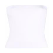 Witte Top Elegante Stijl Brunello Cucinelli , White , Dames