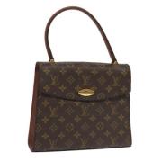 Pre-owned Canvas handbags Louis Vuitton Vintage , Brown , Dames