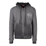 Katoenen Sweatshirt Diesel , Gray , Heren