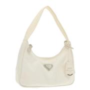 Pre-owned Nylon prada-bags Prada Vintage , White , Dames