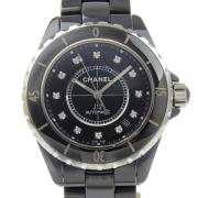 Pre-owned Glass watches Chanel Vintage , Black , Heren