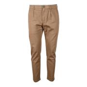 Katoen Elastaan Broek Department Five , Brown , Heren