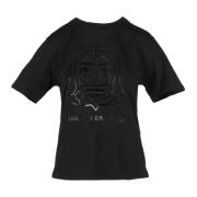 Katoenen T-shirt met Modelnaam Chiara Ferragni Collection , Black , Da...