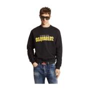 Stijlvolle Felpas voor een trendy look Dsquared2 , Black , Heren