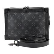 Pre-owned Canvas shoulder-bags Louis Vuitton Vintage , Black , Dames