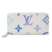 Pre-owned Canvas wallets Louis Vuitton Vintage , White , Dames