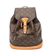 Pre-owned Canvas backpacks Louis Vuitton Vintage , Brown , Dames