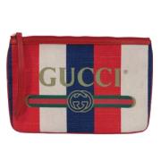 Pre-owned Canvas clutches Gucci Vintage , Multicolor , Dames