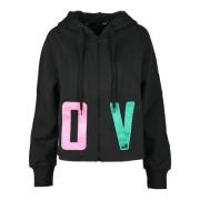 Katoenen Gebreide Trui Love Moschino , Black , Dames