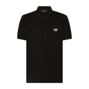 Zwarte T-shirts en Polos Dolce & Gabbana , Black , Heren