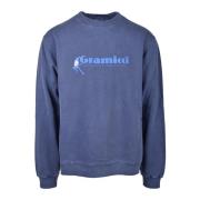 Katoenmix Pullover Sweatshirt Gramicci , Blue , Heren