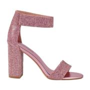 Stijlvolle sandaal van alternatieve vezels Jeffrey Campbell , Pink , D...