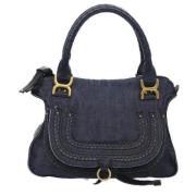 Pre-owned Denim handbags Chloé Pre-owned , Blue , Dames