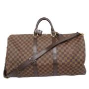 Pre-owned Canvas travel-bags Louis Vuitton Vintage , Brown , Dames