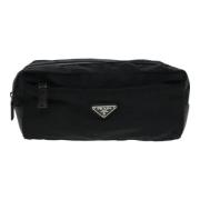 Pre-owned Fabric clutches Prada Vintage , Black , Dames