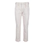 Katoenen Pantalone Broek Isabel Marant Étoile , Beige , Dames