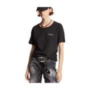 Dames T-shirt Dsquared2 , Black , Dames