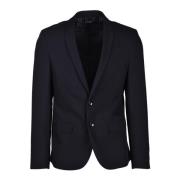 Stijlvolle Jas met Polyester Mix Antony Morato , Black , Heren