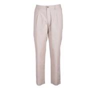 Casual Katoenmix Linnen Broek Hugo Boss , Beige , Heren