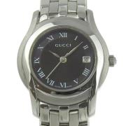 Pre-owned Metal watches Gucci Vintage , Black , Dames