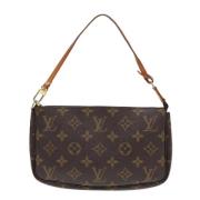 Pre-owned Canvas clutches Louis Vuitton Vintage , Brown , Dames