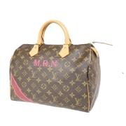 Pre-owned Canvas louis-vuitton-bags Louis Vuitton Vintage , Brown , Da...